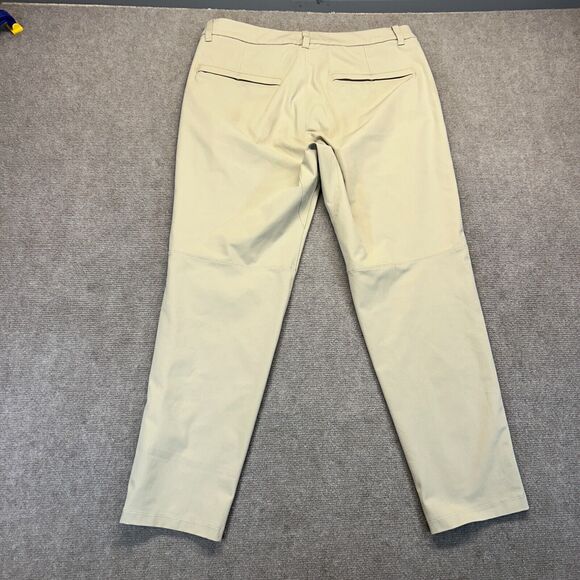 Lululemon Commission Pants Slim Men's 31 Tan ABC Tech Hemmed 26.5" Inseam - Picture 14 of 15